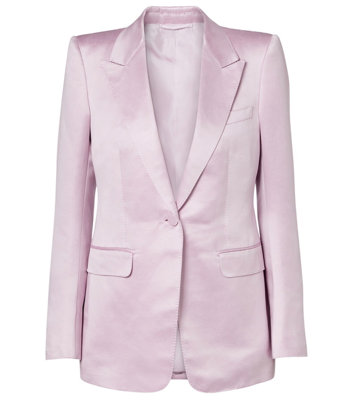 Photo: Tom Ford Cotton and silk satin blazer