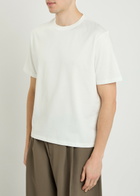 Studio Nicholson Crew-neck Cotton T-shirt Off White