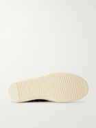 DRKSHDW by Rick Owens - Ramones Frayed Denim Sneakers - Black