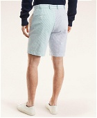 Brooks Brothers Men's Cotton Seersucker Fun Stripe Shorts