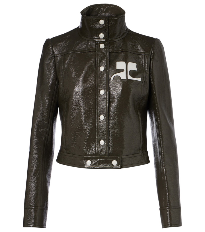 Photo: Courrèges Cotton-blend vinyl jacket