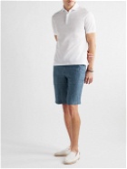Ermenegildo Zegna - Straight-Leg Linen Shorts - Blue