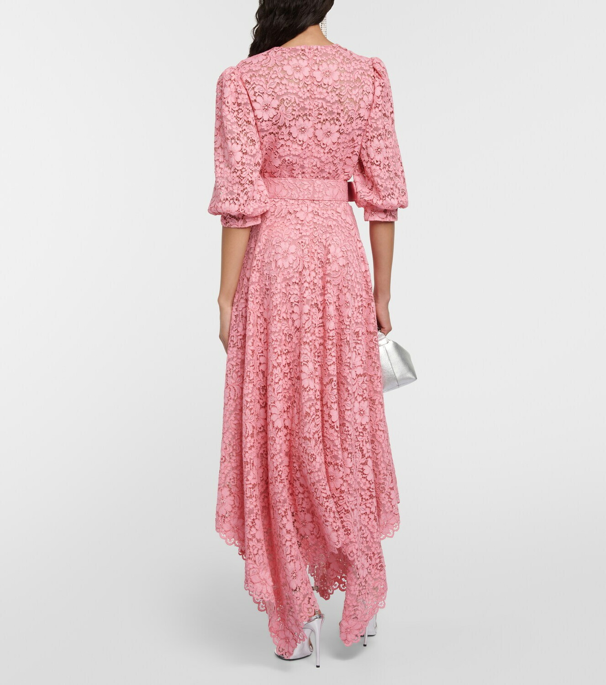 Costarellos Belted lace maxi dress Costarellos Costarellos Belted lace maxi dress Costarellos