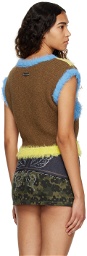 Andersson Bell Brown Hairy Wave Vest