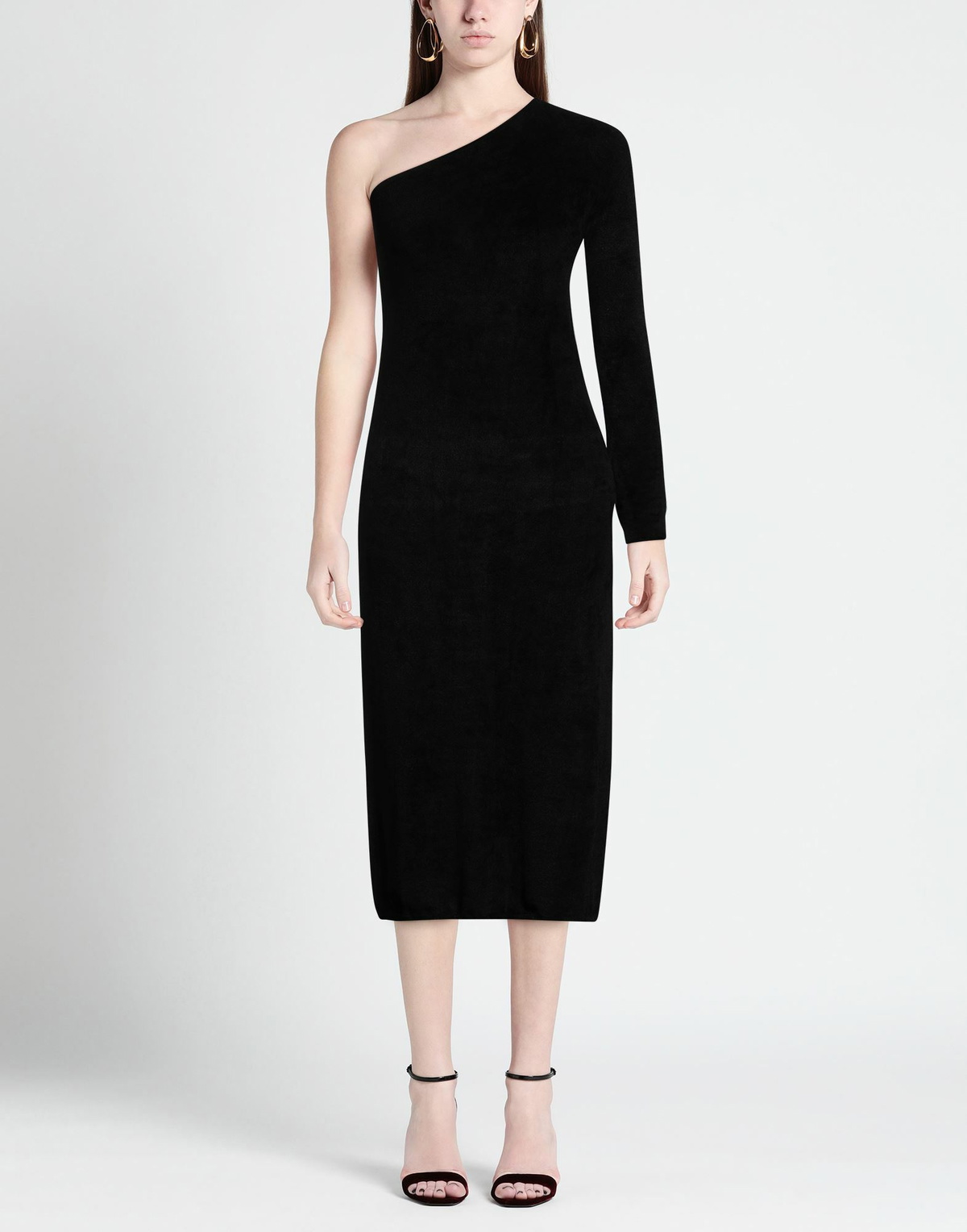 Filippa K Womens Midi dress in Black