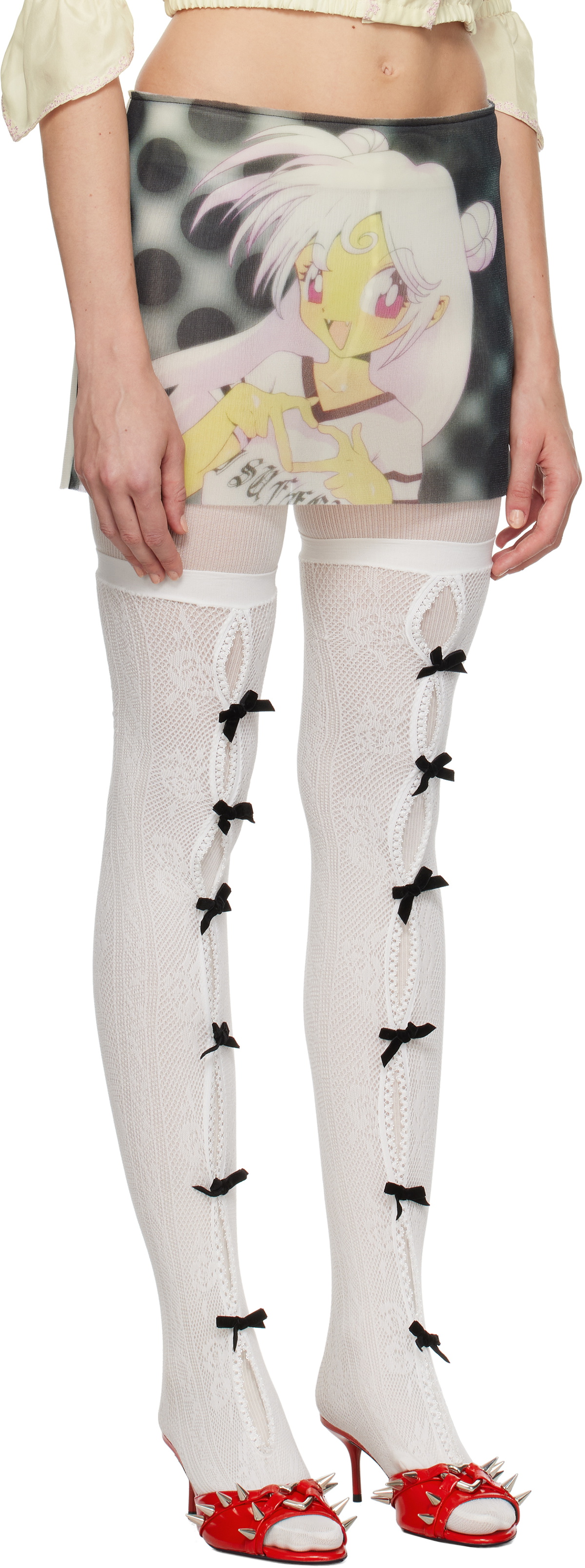 ★ Ashley Williams ★ スカート Ashley Williams / MINI SKIRT / KITTEN BLACK | THE FOUR-EYED SHOP