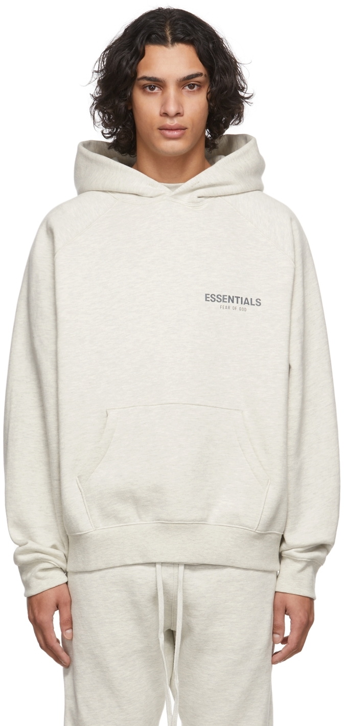 Essentials Grey Pullover Hoodie Essentials