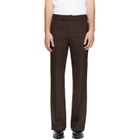 Ernest W. Baker Brown Cuffed 70's Trousers