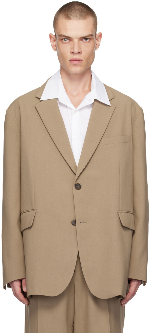 The Frankie Shop Beige Beo Blazer