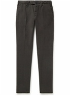 Incotex - Venezia 1951 Slim-Fit Straight-Leg Cotton-Blend Twill Trousers - Gray