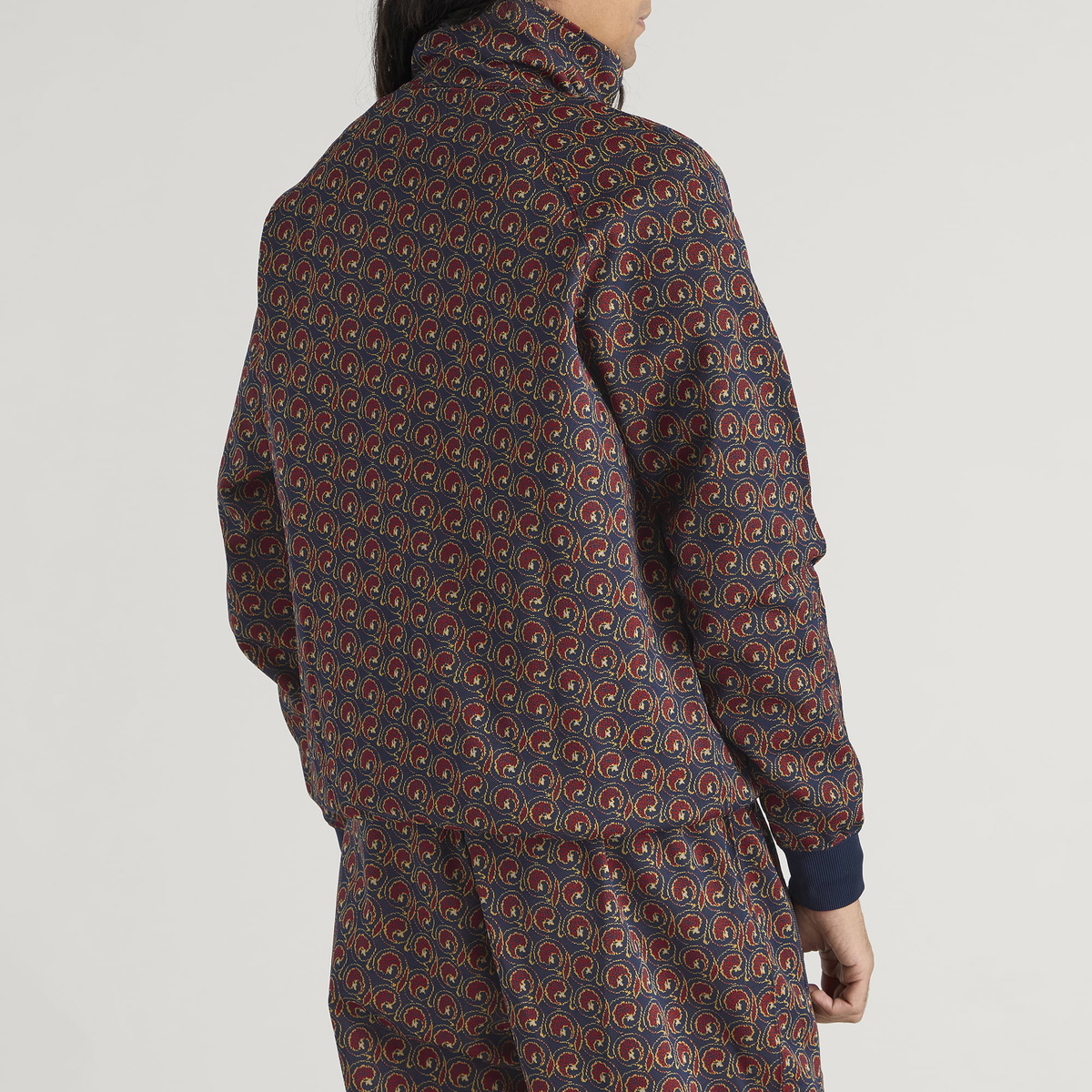 Needles Men's Poly Jacquard Track Jacket in Vortex