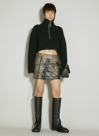 Eytys Rogue Leather Mini Skirt