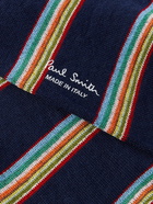 Paul Smith - Striped Cotton-Blend Socks