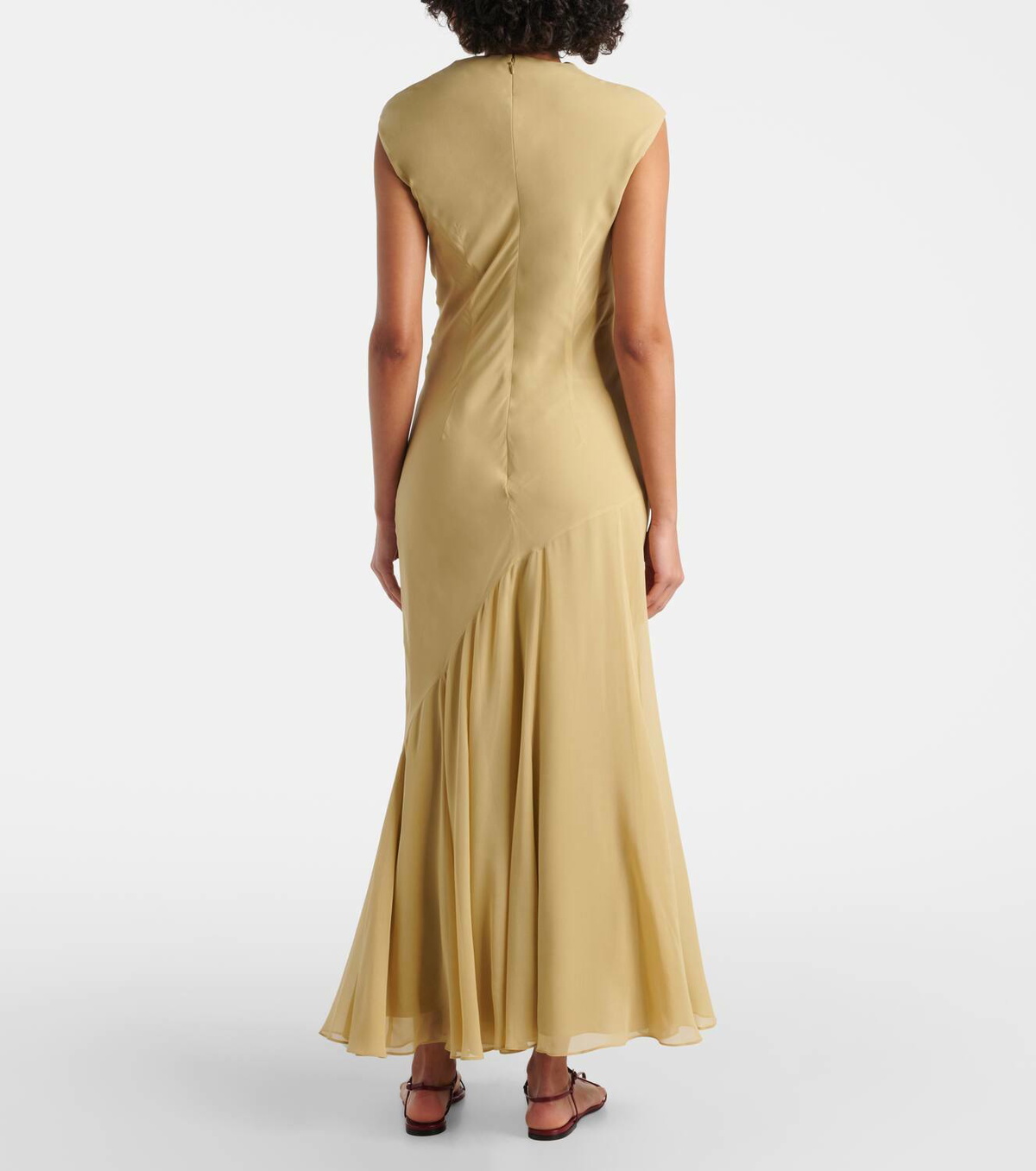 Tove Erin silk chiffon maxi dress Tove