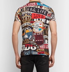 Dolce & Gabbana - Slim-Fit Printed Cotton-Jersey T-Shirt - Men - Multi