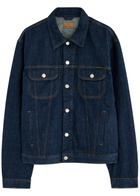Nudie Jeans Danny 40s Redcast Denim Jacket Dark Blue