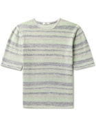 Inis Meáin - Striped Linen T-Shirt - Green