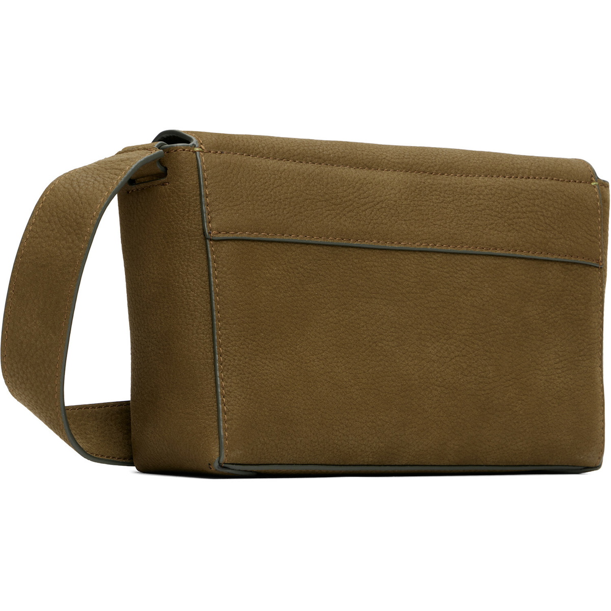 Paul Smith Khaki Flap Over Crossbody Bag