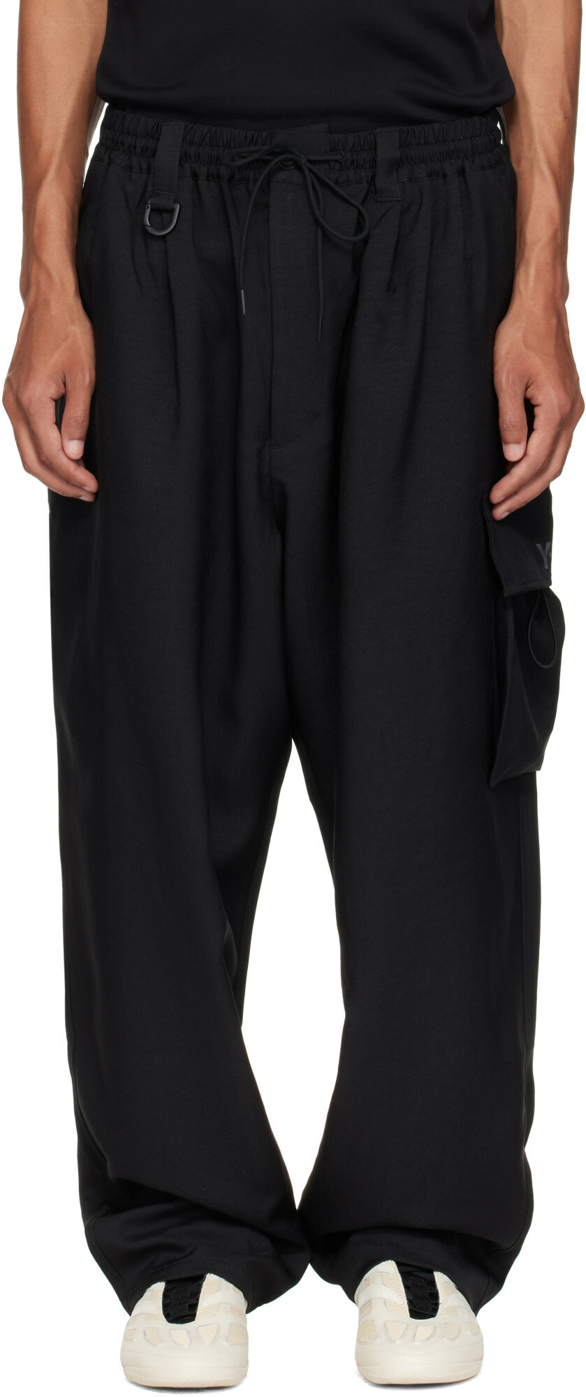 Y-3 Black Sport Uniform Cargo Pants