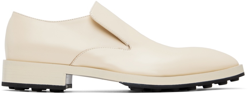 Photo: Jil Sander Off-White Pointed Loafers
