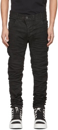 Boris Bidjan Saberi Black Painted P13 Jeans