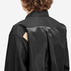 Comme des Garçons Men's Satin Blend Panel Shirt in Black