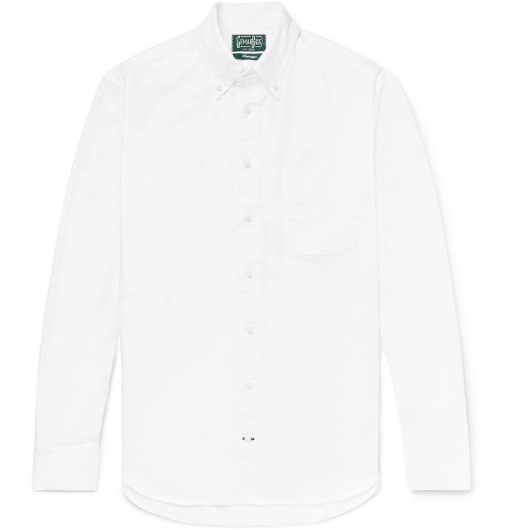 Photo: Gitman Vintage - Button-Down Collar Cotton Oxford Shirt - Men - White