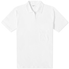 Universal Works Men's Vacation Polo Shirt in Ecru