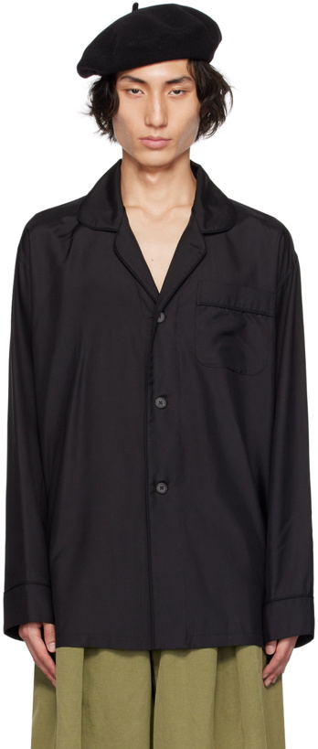 Photo: Maison Margiela Black Piping Shirt