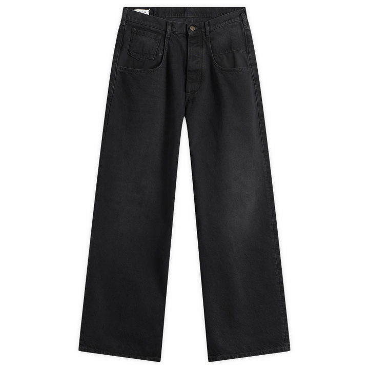 Photo: Maison Margiela Men's Double Pocket Trousers in Black Denim