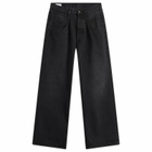 Maison Margiela Men's Double Pocket Trousers in Black Denim