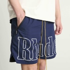 Rhude Men's Logo Shorts in Navy
