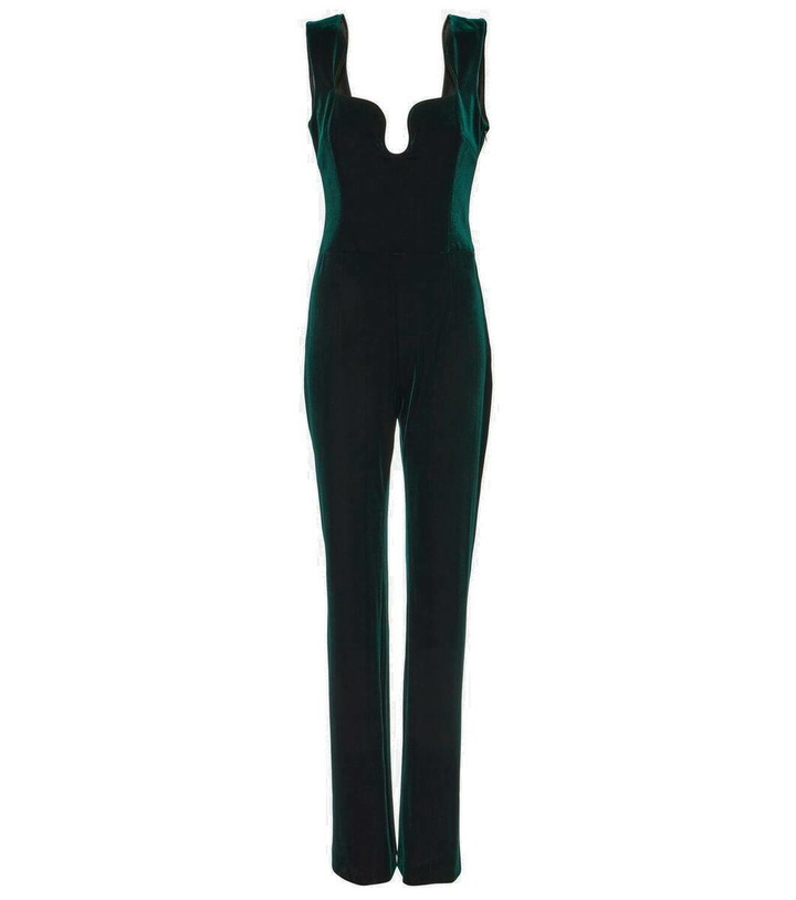 Photo: Galvan Siren velvet jumpsuit