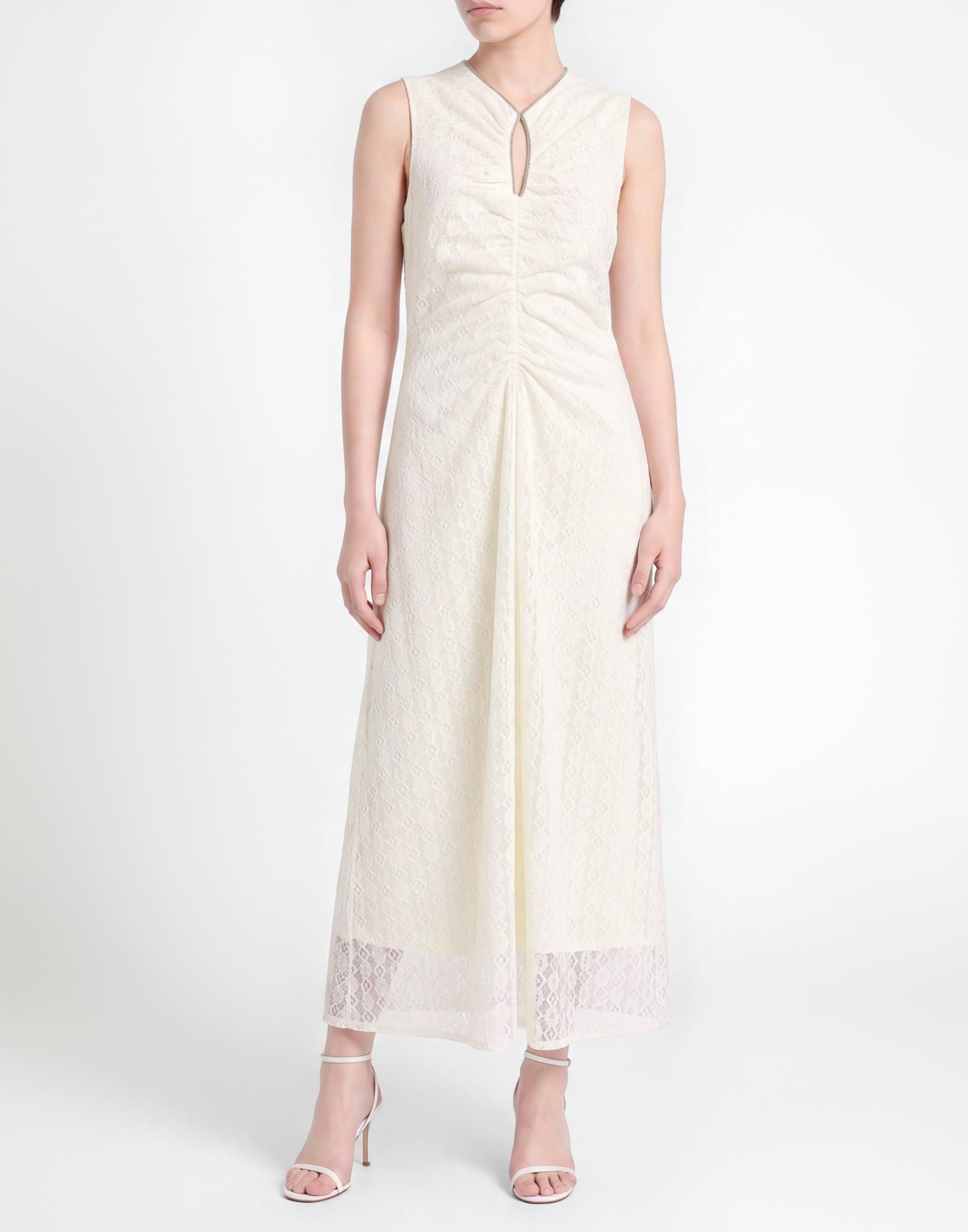 Sandro Womens Maxi dress in Off white