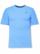 NIKE RUNNING - Trail Solar Chase Mesh-Panelled Dri-FIT ADV T-Shirt - Blue
