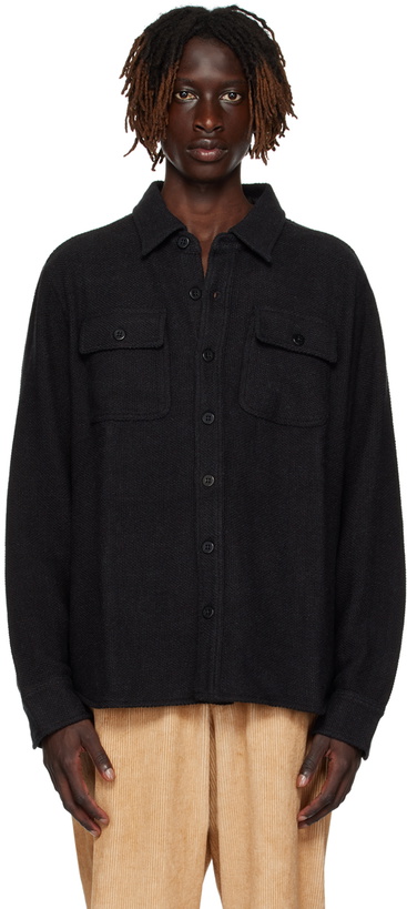 Photo: RRL Black Button Shirt