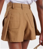 Sacai x Carhartt cotton cargo shorts