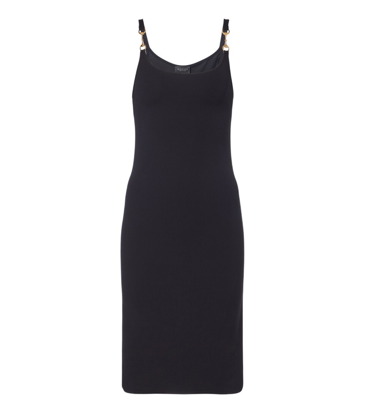 Photo: Gucci Horsebit jersey midi dress
