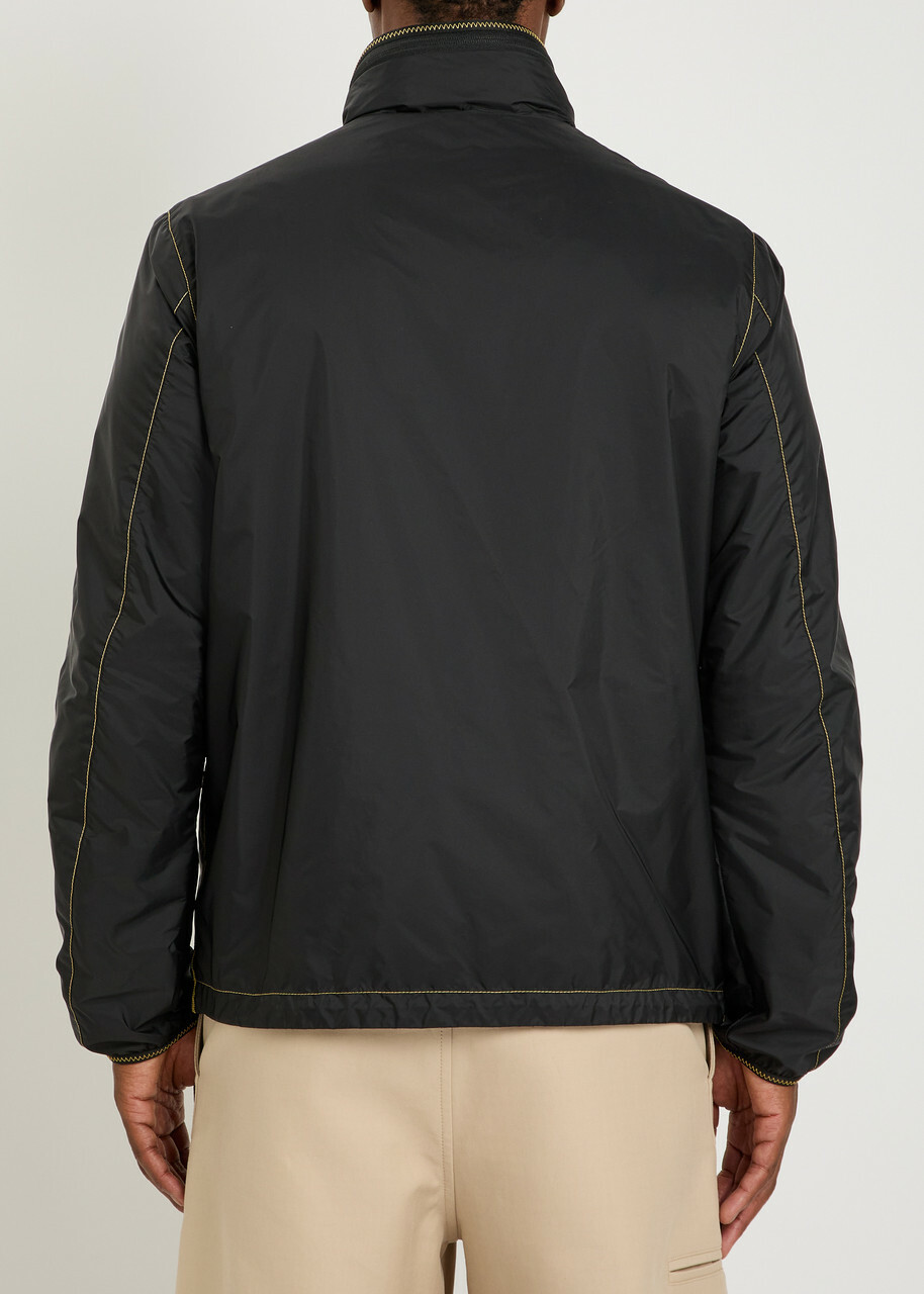 Moncler Arrakis Hooded Nylon Jacket Black