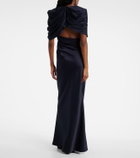 Stella McCartney Caped draped gown