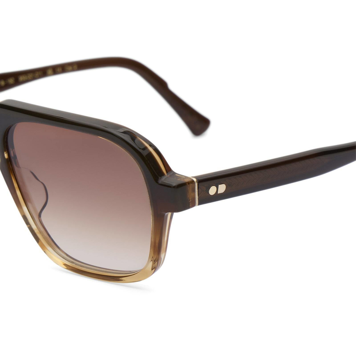 Oscar Deen Fraser Sunglasses in Mocha/Chocolate Brown 