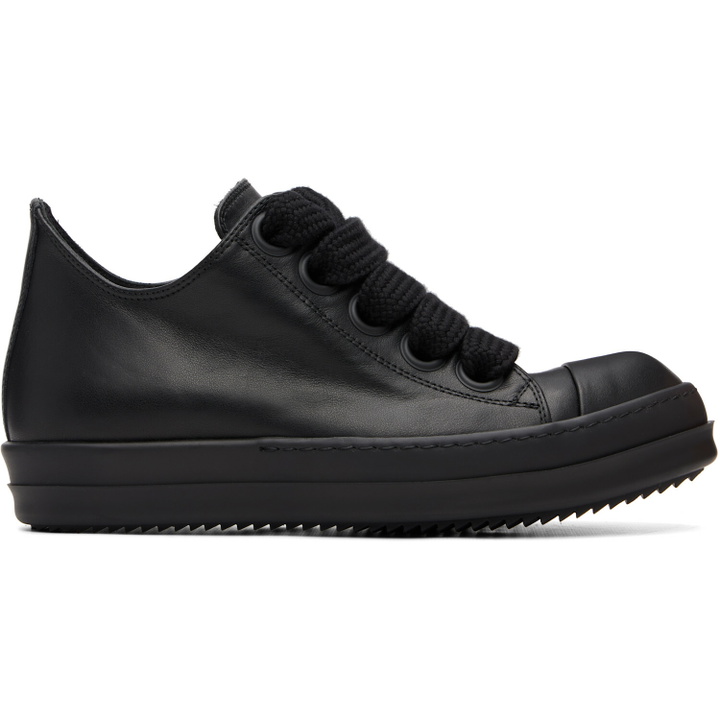 Photo: Rick Owens Black Tower Jumbolace Low Sneaks Sneakers