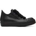 Rick Owens Black Tower Jumbolace Low Sneaks Sneakers