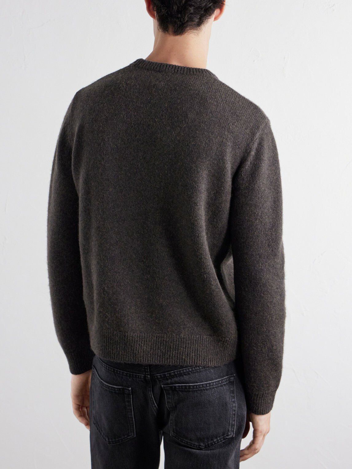 TOTEME - Camel Hair Knit Sweater - Brown