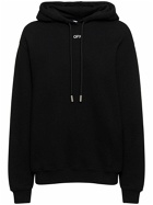 OFF-WHITE - Diag Embroidered Regular Cotton Hoodie