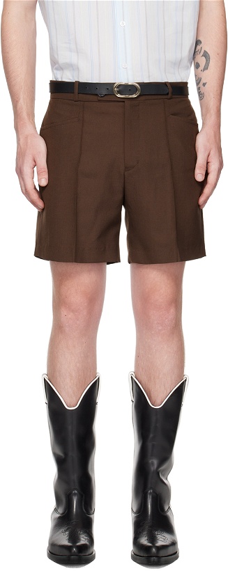 Photo: Ernest W. Baker Brown Tailored Shorts