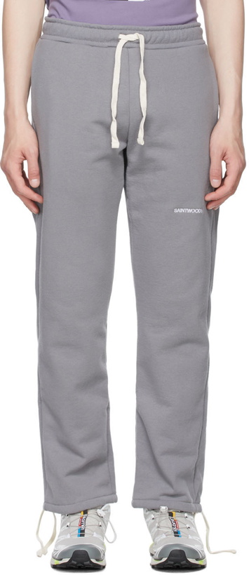 Photo: Saintwoods Grey Logo Lounge Pants