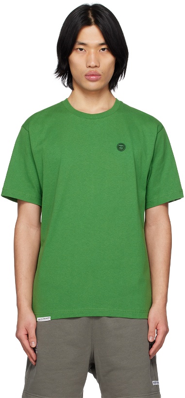 Photo: AAPE by A Bathing Ape Green Embroidered T-Shirt