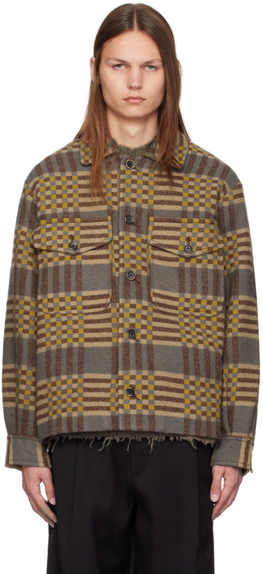 Photo: UMA WANG Multicolor Greenwich Juan Jacket