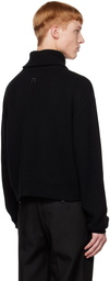 Wooyoungmi Black Half-Zip Sweater